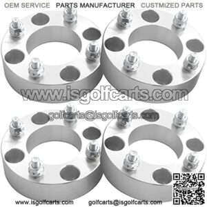 1.5" 4x110 Wheel Spacers with 10??1.25 Studs, 38mm ATV Wheel Spacers Adapters 74mm Hub Bore, Compatible with Honda, Suzuki, Bombardier, 4 Pack