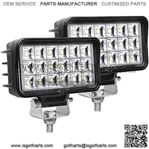 New 4.4 Inch Led Work Light for Truck, 36W Flood Light Off Road Light Bar for Tractor Golf Cart UTV ATV, 12/24V