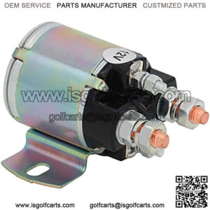 12V Solenoid Fit for Yamaha Golf Cart G2-G15 Gas 4-Cycle 1985+ 4 Terminal
