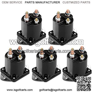 5PCS Golf Cart 36 Volt Solenoid for Club Car Part 1976-1983 1998 8016