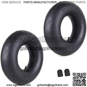 Set of 2 18x8.50-8 18x9.50-8 Inner Tube with TR13 Straight Valve Stem for ATVs Golf Carts Riding Lawn Mowers