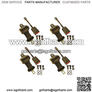 Golf Cart seat belt retractable Street Legal Upgrade For Club Car, Yamaha, EZGO