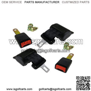 Golf Cart Seat Belts, EZGO, Club Car, Yamaha Universal Retractable Seat Belt (2)
