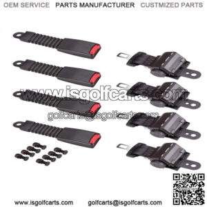 Golf Cart Seat Belts Lap Set For EZGO/Yamaha/Club Car 4 Sets