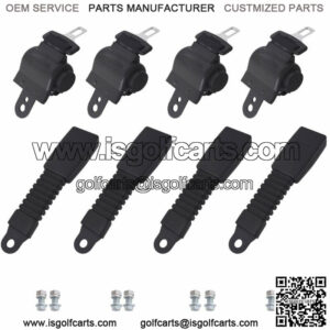 4 Sets Golf Cart Seat Belts Lap Set For EZGO/Yamaha/Club Car