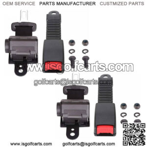 2Pcs Universal Golf Cart Seat Belts Lap For EZGO/Club Car/Yamaha