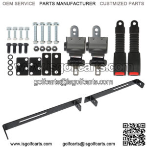 for EZGO Yamaha Club Car 2 Golf Cart Seat Belts and Bracket Kit