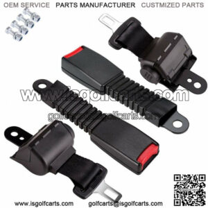 2 Pcs Golf Cart Seat Lap Belts Universal 42"for EZGO/Yamaha/Club Car