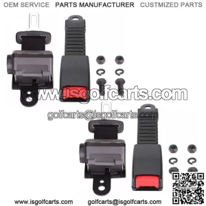 42' Golf Cart Seat Belts Lap Set For EZGO/Yamaha/Club Car 2 Sets