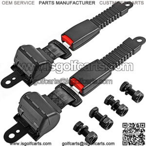 Golf Cart Seat Belts Safety Belt for EZGO Club Car Yamaha - 2 Pieces