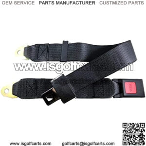 2 Point Adjustable Single Seat Safety Belt Harness fits Go Kart ATV UTV Quad Club Golf Cart Buggie Taotao Sunl Roketa (1)