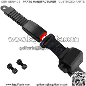 Seat Belt for Golf Cart Replacement Retractable 47 5/8" Belt Universal Fit for EZGO TXT RXV Yamaha Club Car DS Precedent UTV ATV Go Kart 1 Set