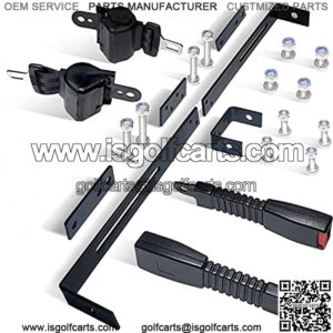 Universal Golf Cart Seat Belt Bracket Kit for EZGO, Club Car, Yamaha