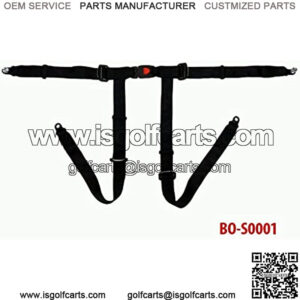 4 Point Adjustable Seat Safety Belt Harness fits 50cc 110cc 150cc 200cc 250cc Go Kart ATV UTV Quad Club Golf Cart Buggie Taotao Sunl Roketa (1)
