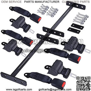 4 PCS Seat Belt Bracket Golf Cart Seat Belt Bracket Set Retractable