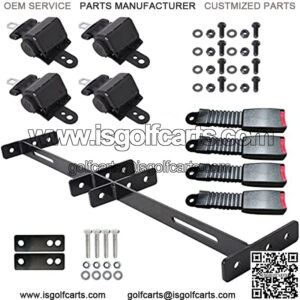 42Inch Seat Belt with Retractable Carrier Replacement for EZGO Yamaha Club Car