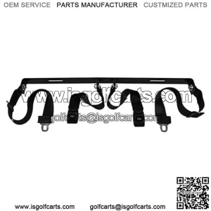 Seat Belt Kit 2 Piece 60" Fully Extended Lap Seat Belts Bracket and Hardware