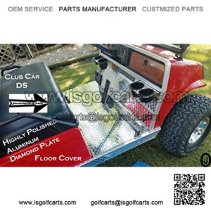 Club Car DS Golf Cart Diamond Plate Floor
