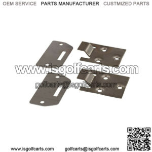 2 x Set of EZGO Seat Hinge Bottom and Cart Plate (1995+) TXT/Medalist Golf Cart