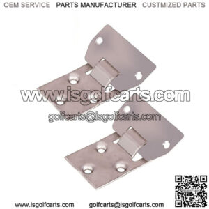 2set Golf Cart Seat Bottom Hinge Plate for EZGO TXT 1995.5-up 71610-G01 71609G01