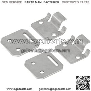 Golf Cart Seat Hinge Set for Club Car DS 1979-Up Golf Cart 1011652 1012412 Set of 2