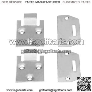 Golf Cart Seat Bottom Hinge and Cart Plate for EZGO TXT 95.5+ 71610-G01 71609G01