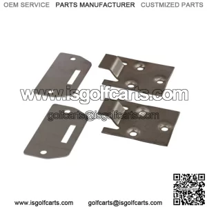 2 x Set of EZGO Seat Hinge Bottom and Cart Plate (1995+) TXT/Medalist Golf Cart