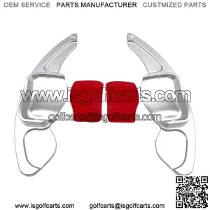 1 Par De De Cambio Plateadas Para Golf Golf 5 R32 GTX / Gtis / GT-I 2Pack  Extensi??n de la palanca de cambios de cambio