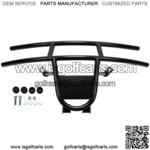 For EZGO RXV 2008-2015 Golf Cart Heavy Duty Black Steel Bumper Brush Guard