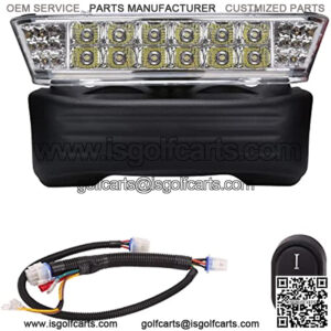 Club Car Precedent Headlight Bumper,12V LED Golf Cart Headlight for Club Car Precedent G&E 2004-up