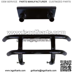 Club Car DS Front Bumper, Black for 1981-Up