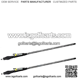 ATV Whip Light - 2pc 4ft Led Whip Light with Heavy Duty Spring Base Chasing Light RF Remote Control Lighted Antenna Whips for Can am ATV UTV Snow Mobile Offroad Truck