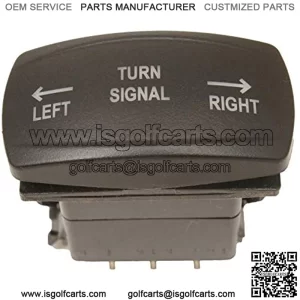 DIY Turn Signal Rocker Switch - Blue Backlight - Horizontal