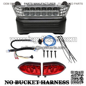 Precedent Light kit compatible with Precedent Golf Cart Headlight Taillight Asseembly for 2008 and Newer models - Not Street Legal and No Bucket Harness