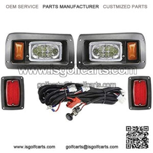 Revenge Golf Cart Parts & Accessories LED Adjustable Light Kit 1993 & Up Gas & Electric