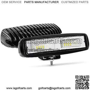 15021F-B LED Light Bar 2PCS 6 Inch 48W Flood Driving Fog Light Off Road Lights Boat Lights driving lights Led Work Light SUV Jeep Lamp