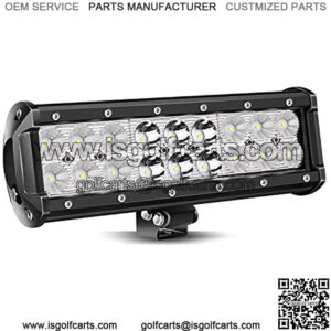 54W Led Light Bar 9 inch 12V Led Light Spot Flood Combo Work Light Bar Daytime Driving Lights Fog Lights For ATV UTV Jeep Offroad Truck Golf Cart Boat