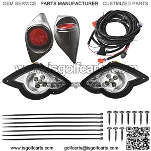 Juego de luces traseras LED de 12 V para carro de golf Yamaha Drive 2007-2016