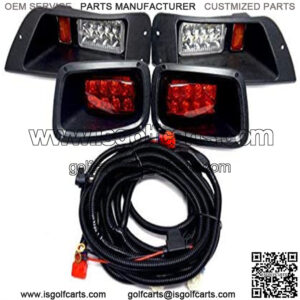 Golf Cart Accessories Front and Rear LED Headlights Turn Signal Kit EZGO ClubCar YAMAHA