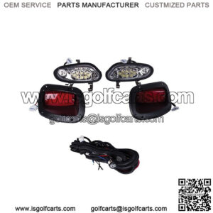 EZGO TXT - Freedom - Valor Golf Cart LED Headlight & Tail Light Kit 2014 - UP