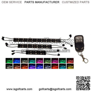LED Custom Golf Cart Lighting Under Glow Neon Lights Kit for Club Car EZGO