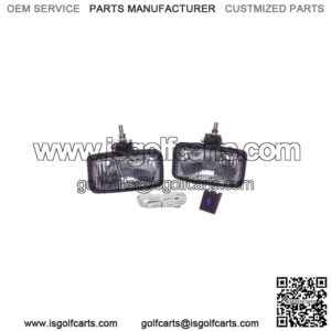 12-Volt Heavy Duty Halogen Headlight Set (Black Housing)(Universal Fit)