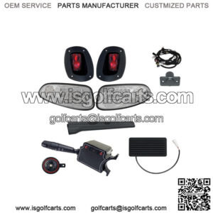 Deluxe LED Factory Style Street Package for E-Z-GO RXV ÿ Clear Lenses (08-15)