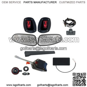 LED Basic Factory Style Street Package for E-Z-GO RXV (16+) w/OEM Style Brake Switch