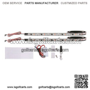 12V Universal Underglow LED Light Strip Kit