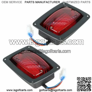 2 LED 3 Wire Taillights Golf Cart LED Tail Light Kit For Club Car 1982+ DS