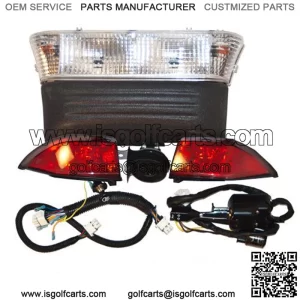 Club Car Precedent Golf Cart Deluxe Headlight Tail & Light Kit  GAS 2004 - Up