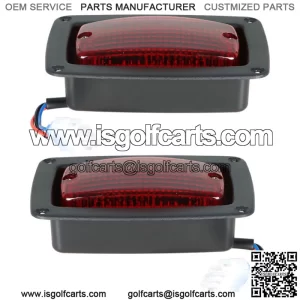 NEW for Club Car DS 2 Golf Cart LED Tail Lights 3 Wire Rear Taillights Pair