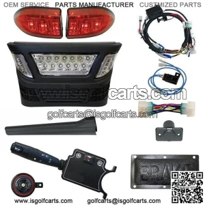 Deluxe LED Light Bar Kit for Club Car Precedent 2004-Up 12-48V Golf Cart