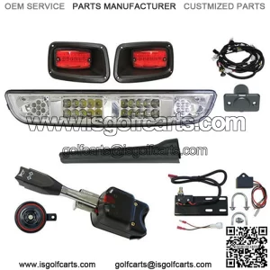 EZGO TXT Golf Cart Light Kit - STREET LEGAL (LED or Regular)